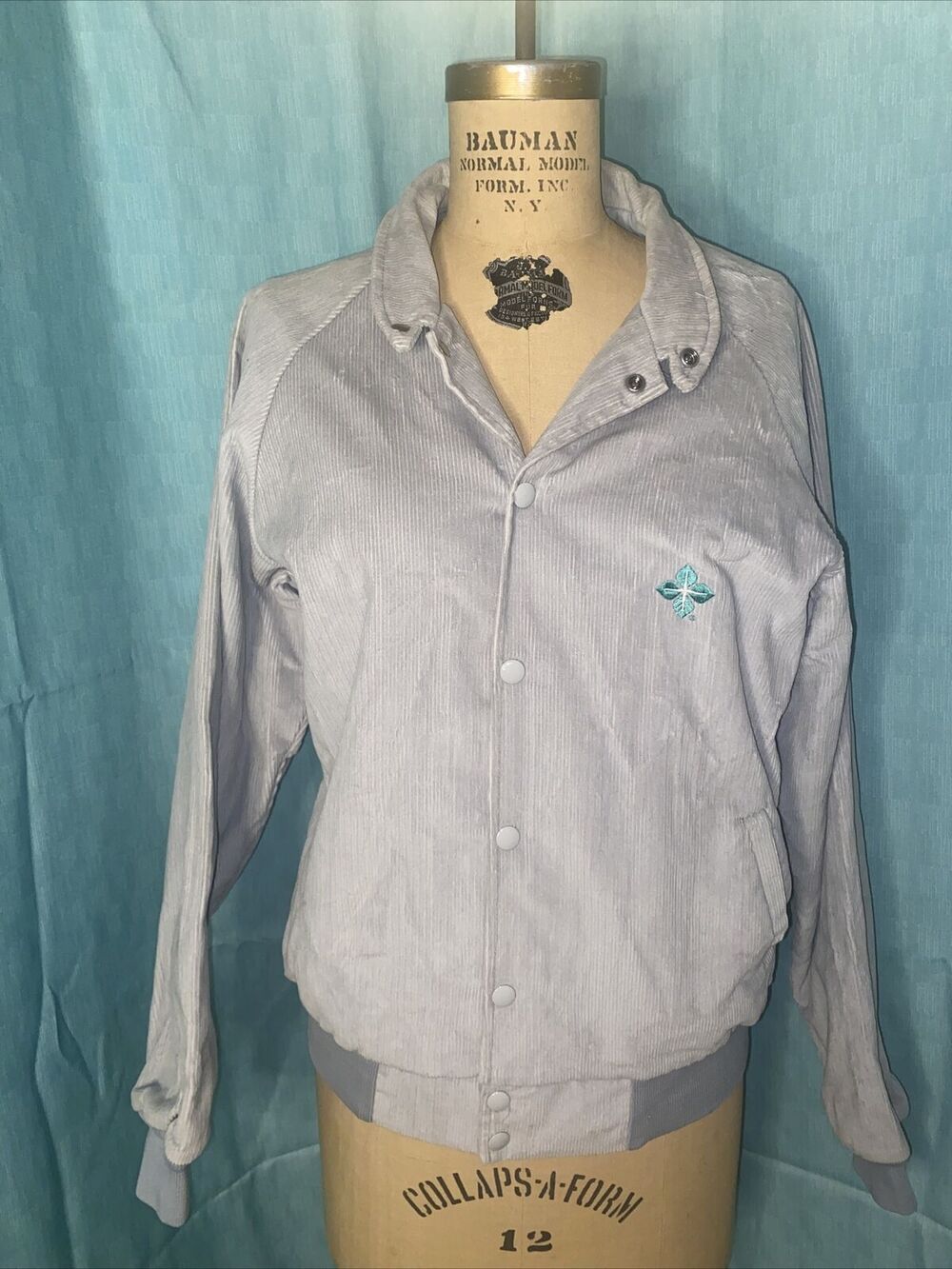 VTG Men K-Brand Corduroy Snap Jacket | Made in USA | Size: M